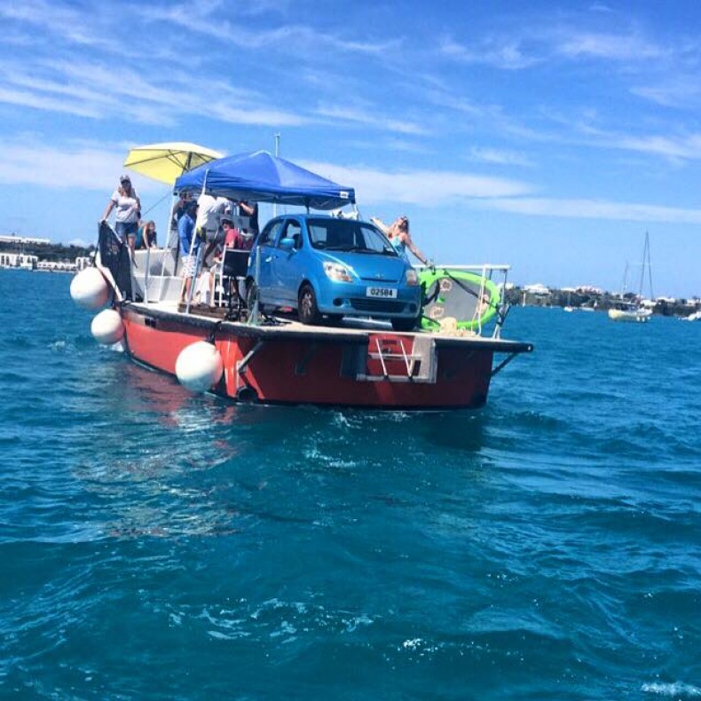 Bermuda Day Raft up Antics 