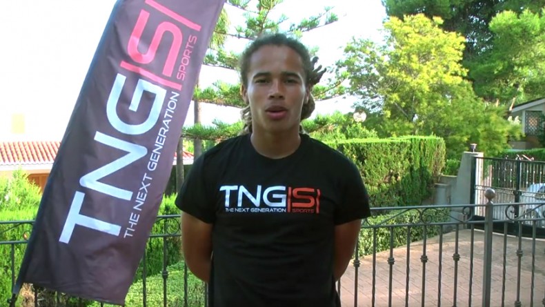 Bermudian Footballer Osagi Bascome featured in TNG Video