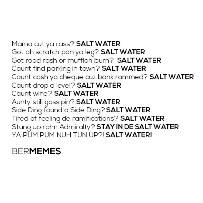 Salt Water remedies 